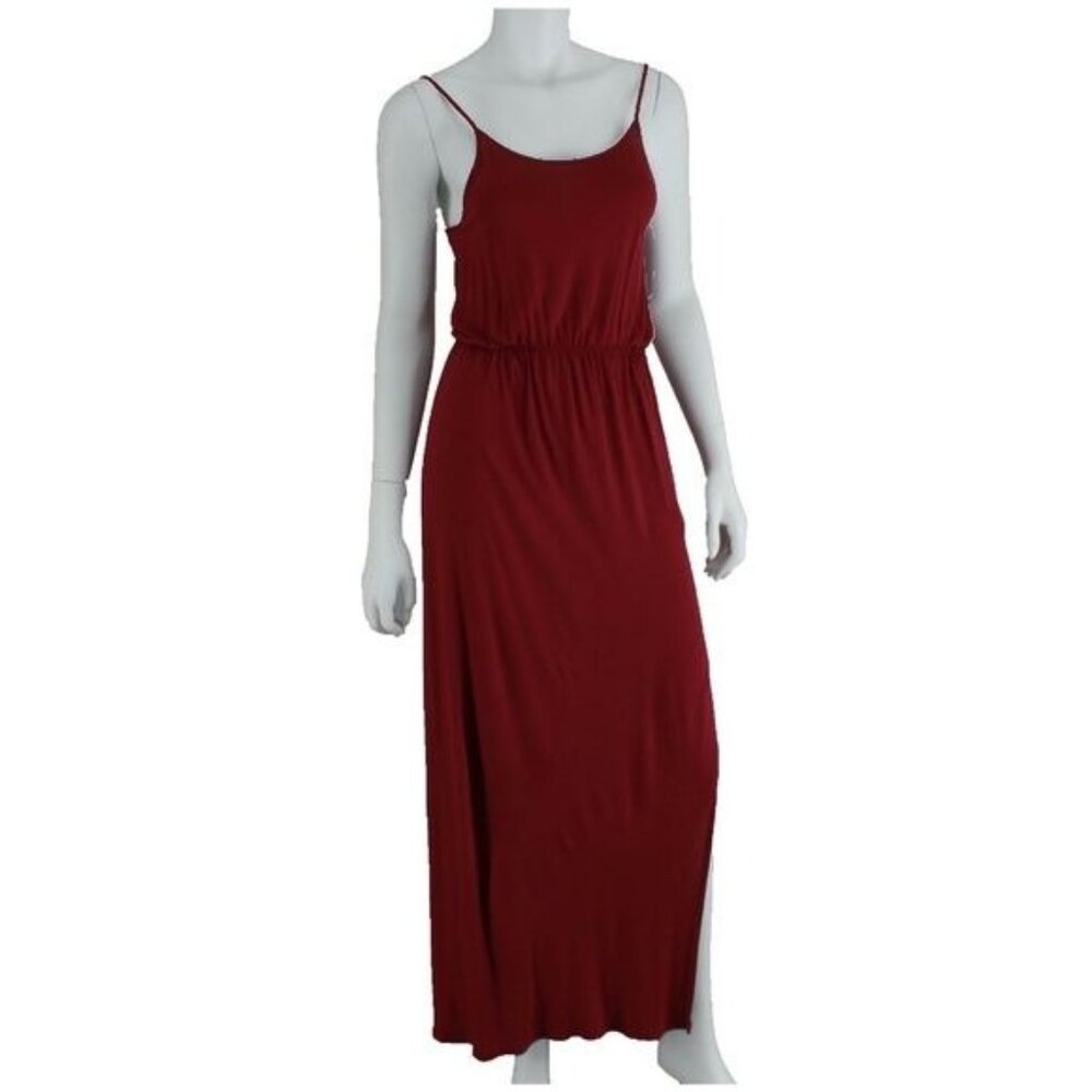 H&M Divided Burgundy Maxi Dress